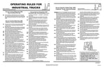 ComplyRight California Operating Rules For Industrial Trucks Poster (ECA2O)