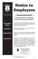 ComplyRight Rhode Island Notice to Employee State Contract Poster (ERI0001)