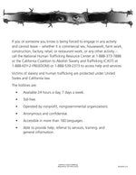 ComplyRight California Human Trafficking English Poster (ECAHTE)