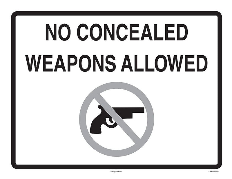 ComplyRight Concealed Weapons Law Poster (EGN2G)