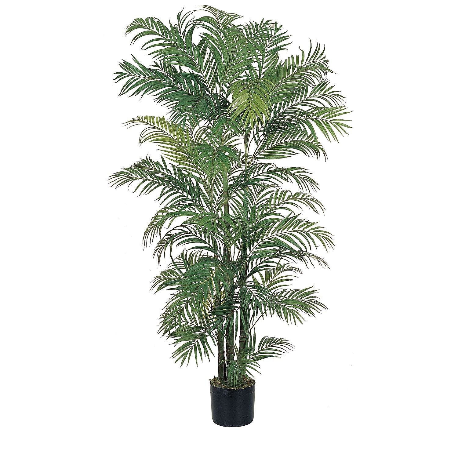 Nearly Natural 5002 6' Areca Silk Palm Tree in Pot