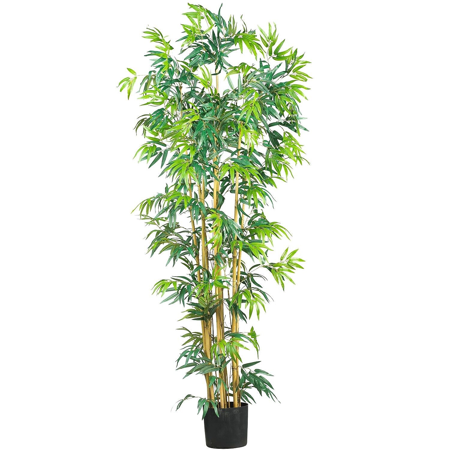 Nearly Natural 5214 6' Bambusa Bamboo Silk Tree in Pot