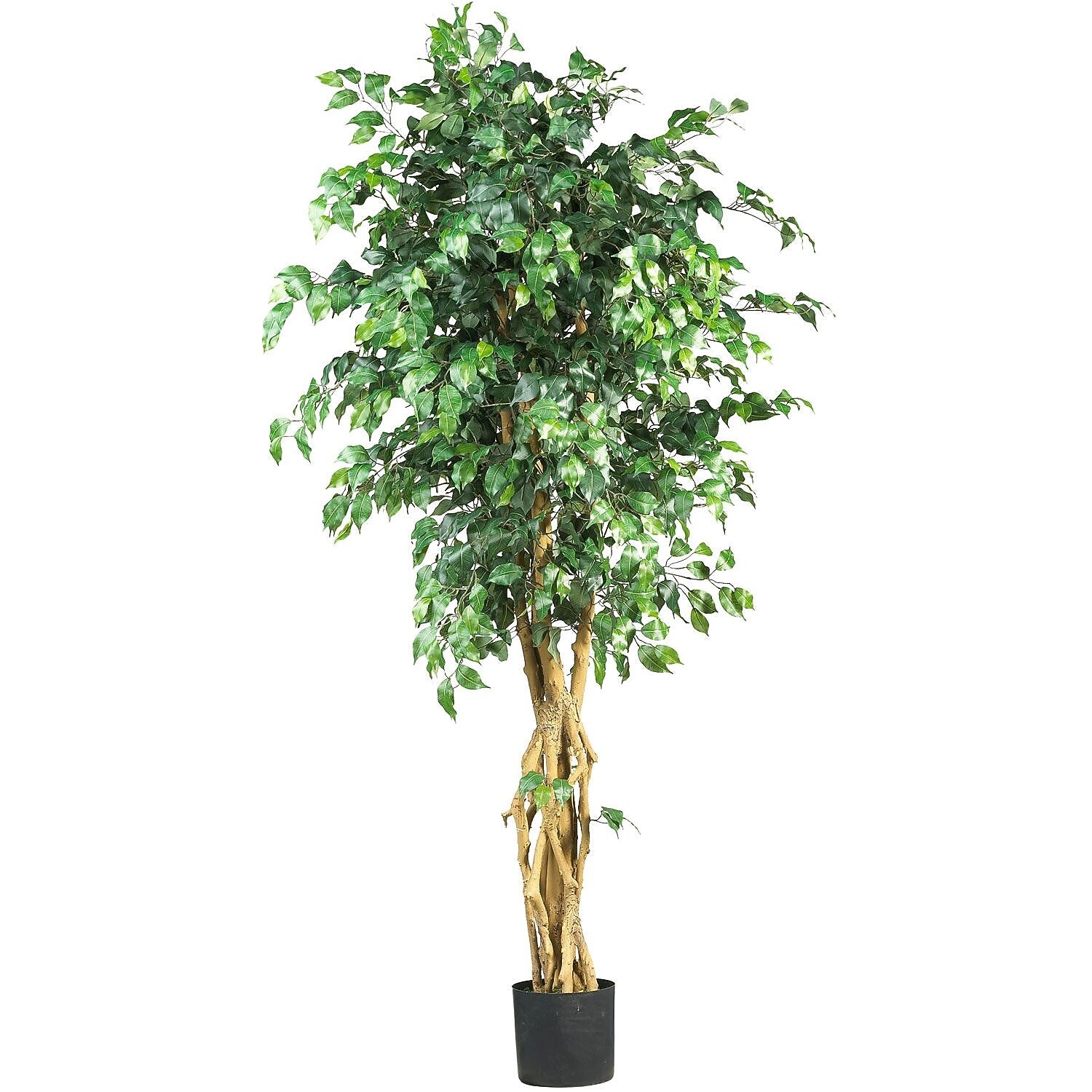 Nearly Natural 5216 6' Palace Syle Ficus Silk Tree in Pot