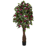 Nearly Natural 5343 6' Viney Bougainvillea Tree in Pot