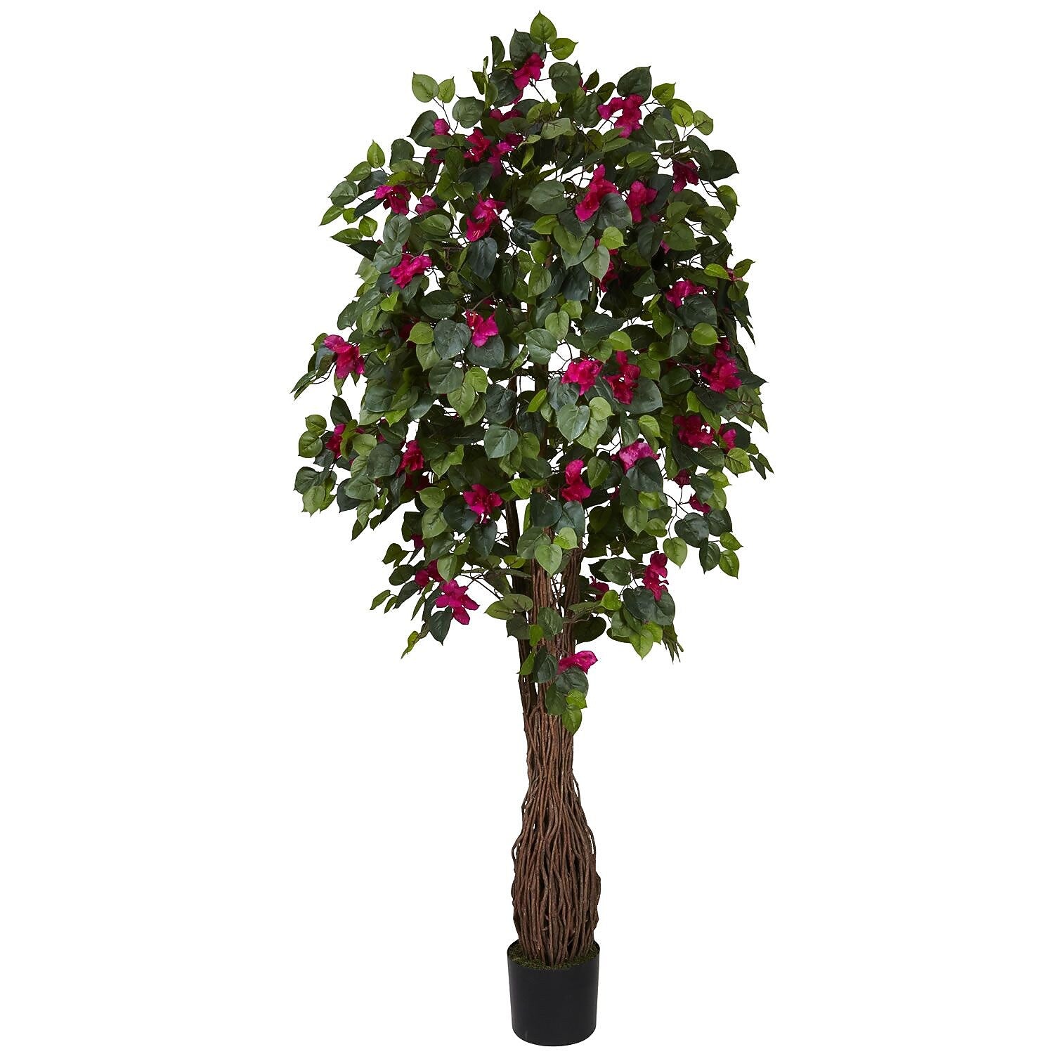 Nearly Natural 5343 6' Viney Bougainvillea Tree in Pot
