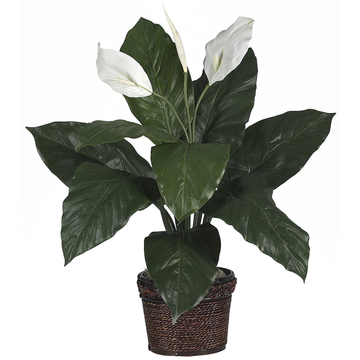 Nearly Natural Spathyfillum Plant in Pot (6518)