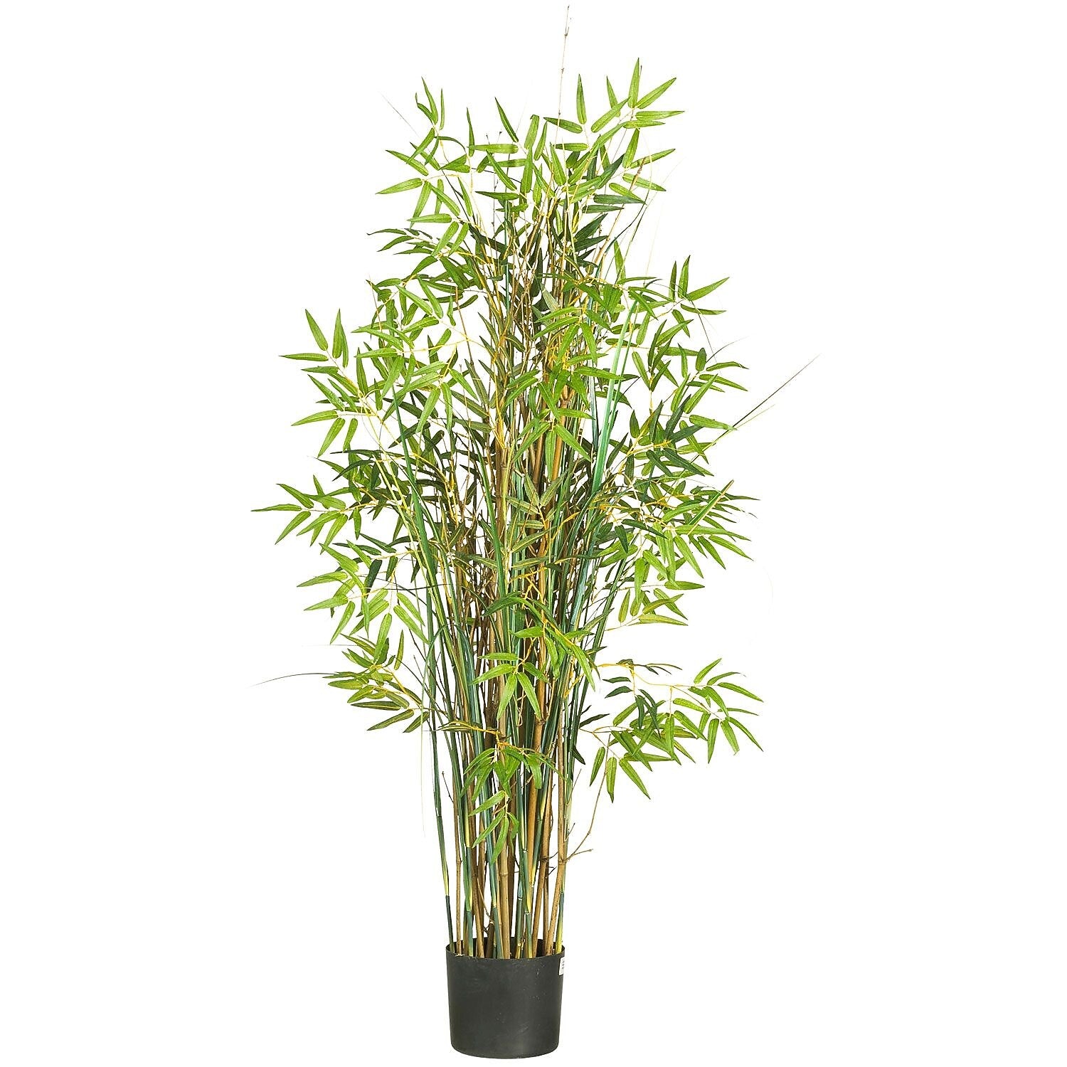 Nearly Natural 6569 5' Bamboo Grass Silk Plant in Pot