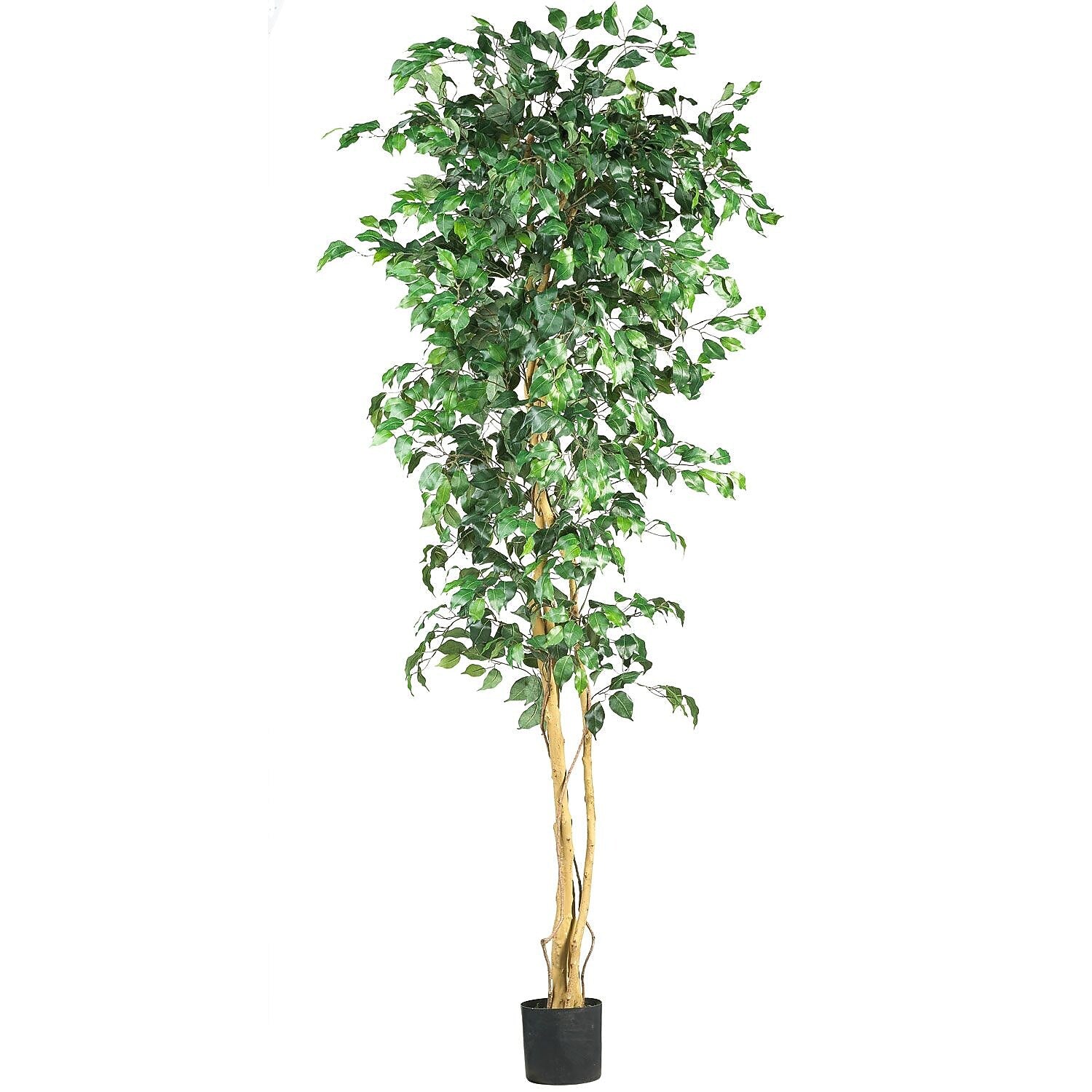 Nearly Natural 5210 7' Ficus Silk Tree in Pot
