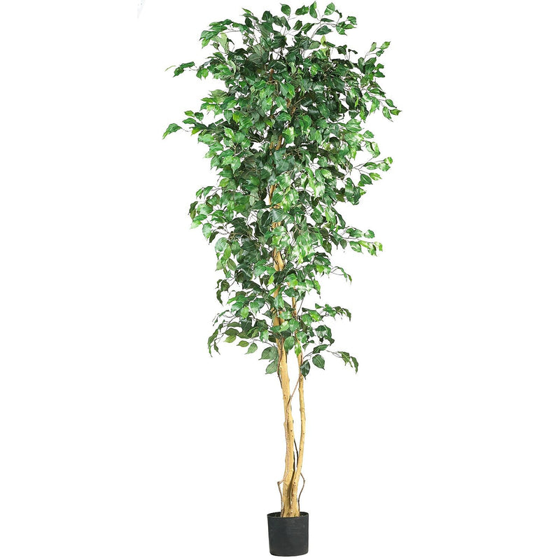 Nearly Natural 5210 7' Ficus Silk Tree in Pot