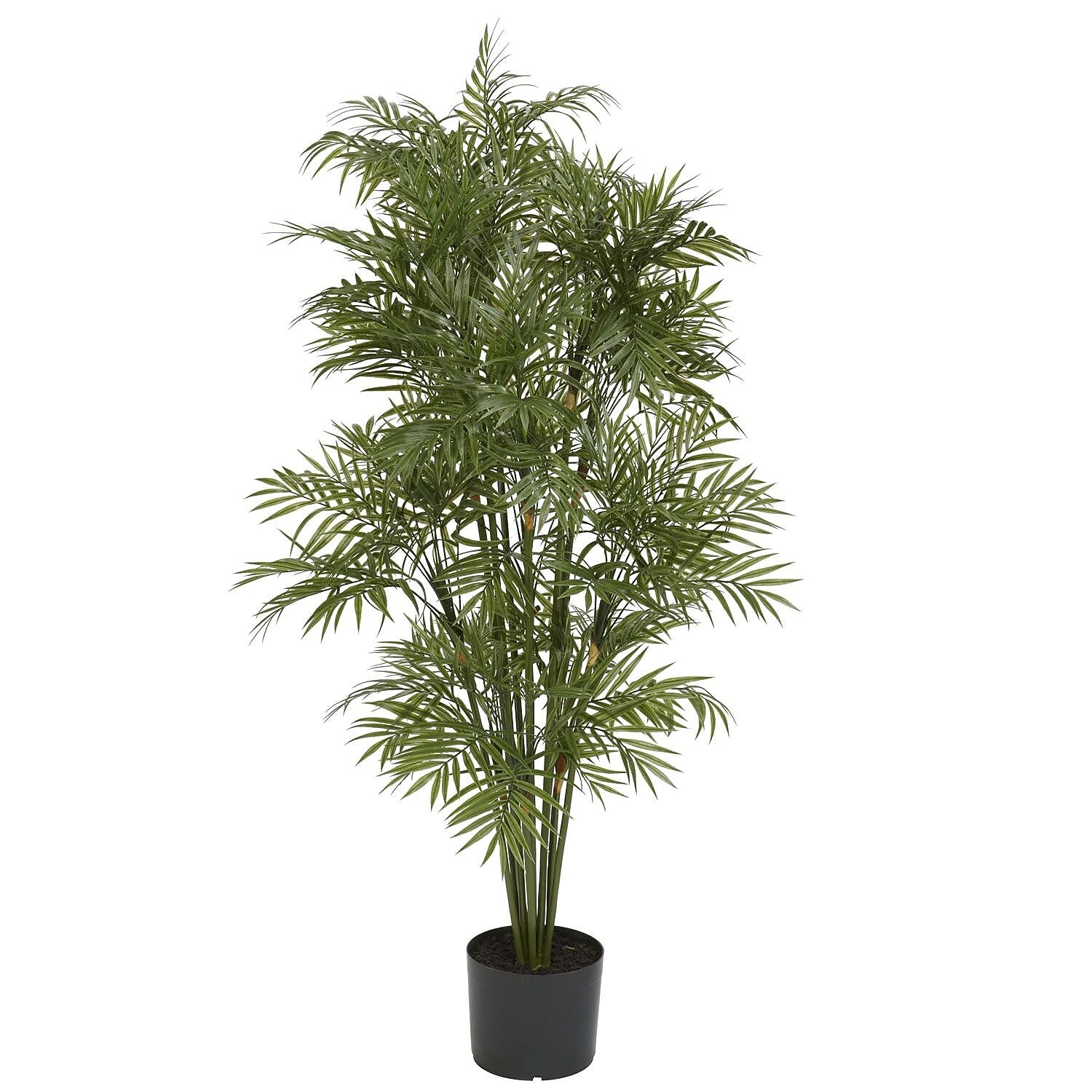 Nearly Natural 5339 4' Plastic Parlour Palm Tree in Pot