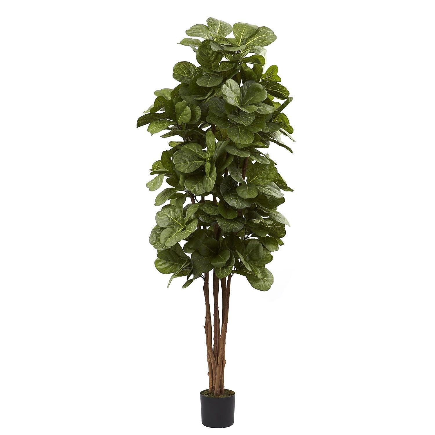 Nearly Natural 5346 6' Fiddle Leaf Fig Tree in Pot