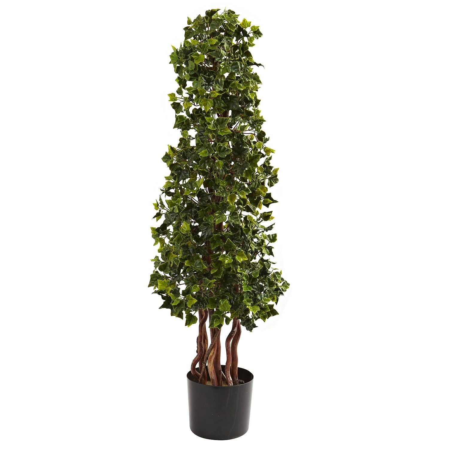 Nearly Natural 5396 English Ivy Spiral UV Resistant Plant in Pot