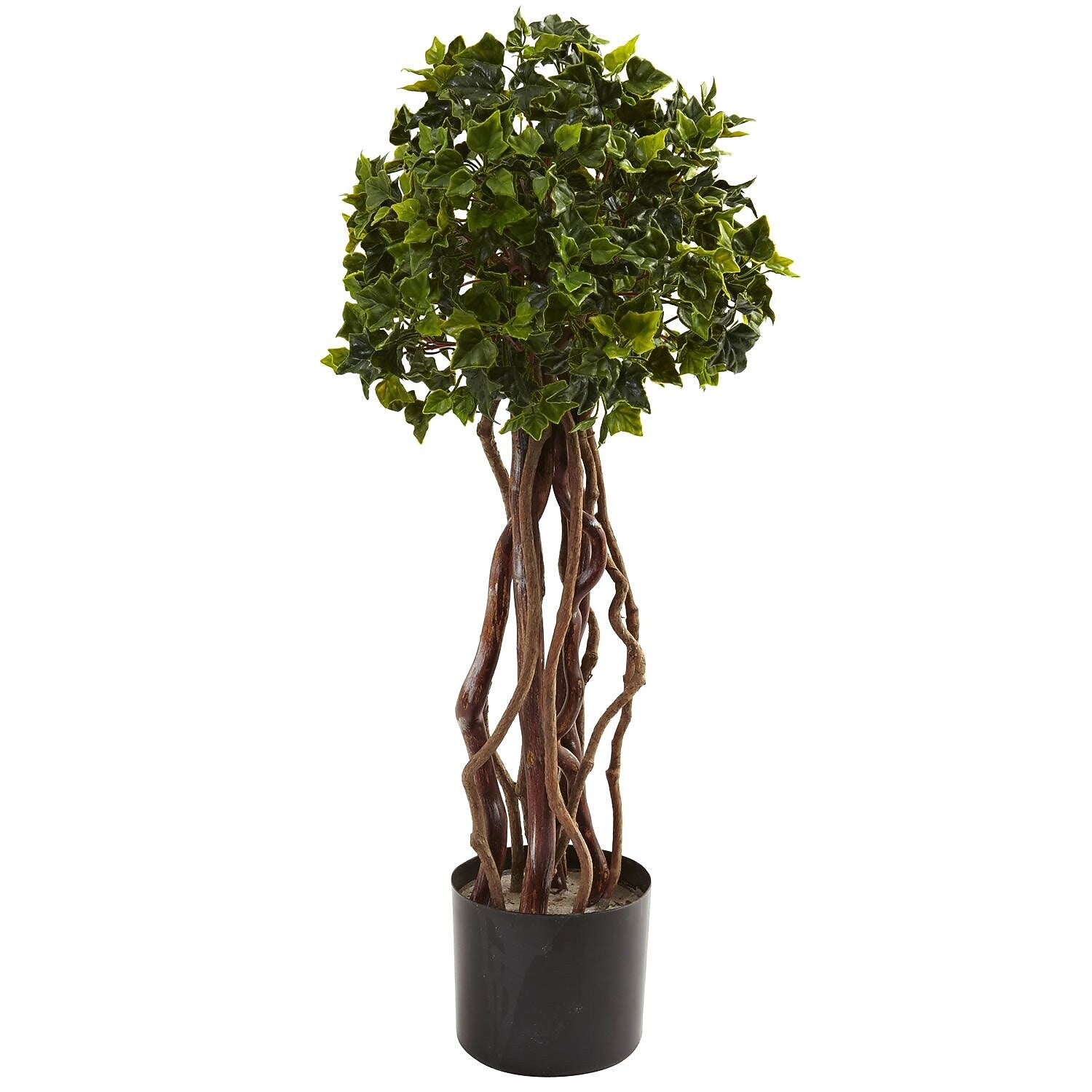Nearly Natural 5397 English Ivy Topiary UV Resistant Plant in Pot