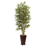 Nearly Natural 5922 6' Bamboo Tree in Planter