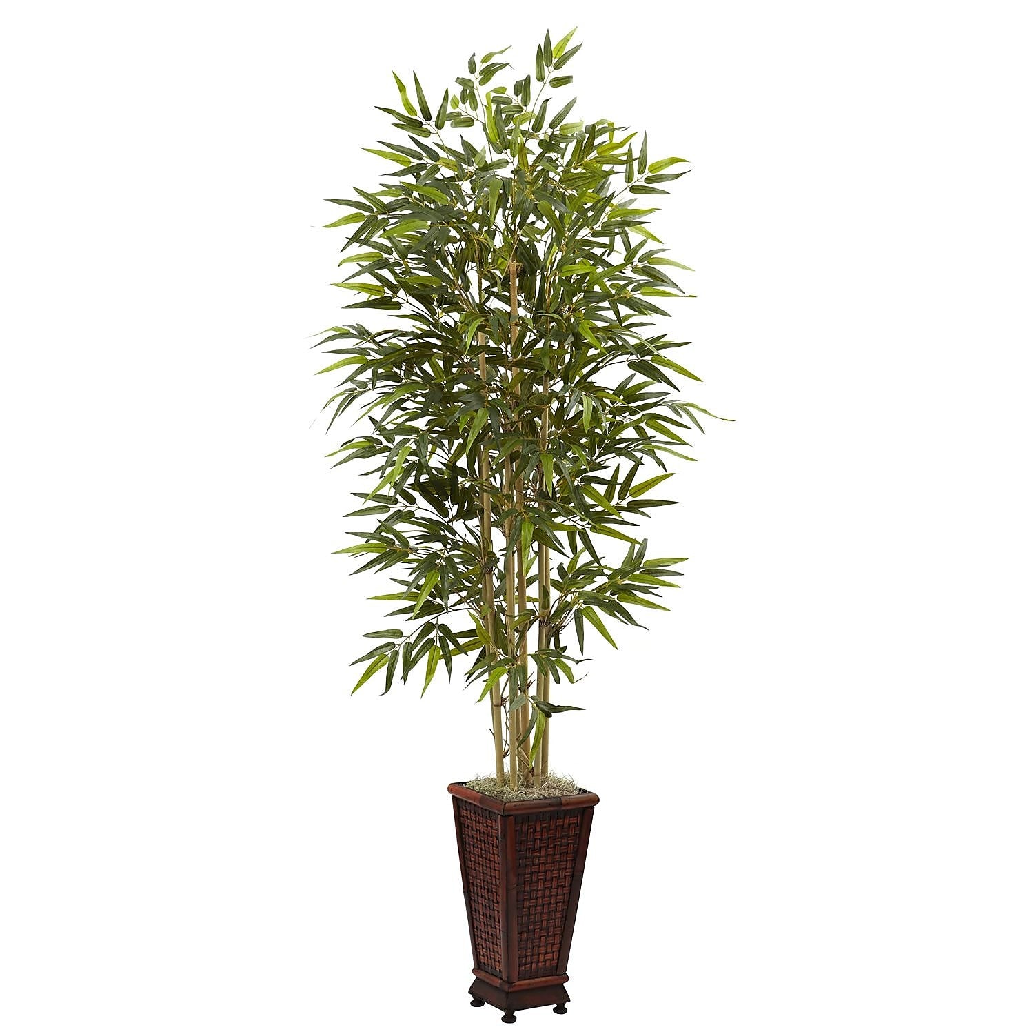 Nearly Natural 5922 6' Bamboo Tree in Planter
