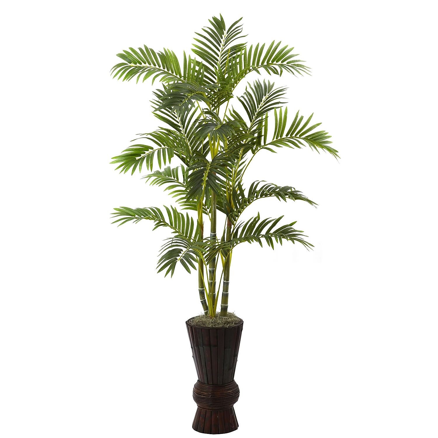 Nearly Natural 5927 62" Areca Tree in Planter