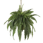 Nearly Natural 6774 Large Boston Fern Hanging Plant in Basket