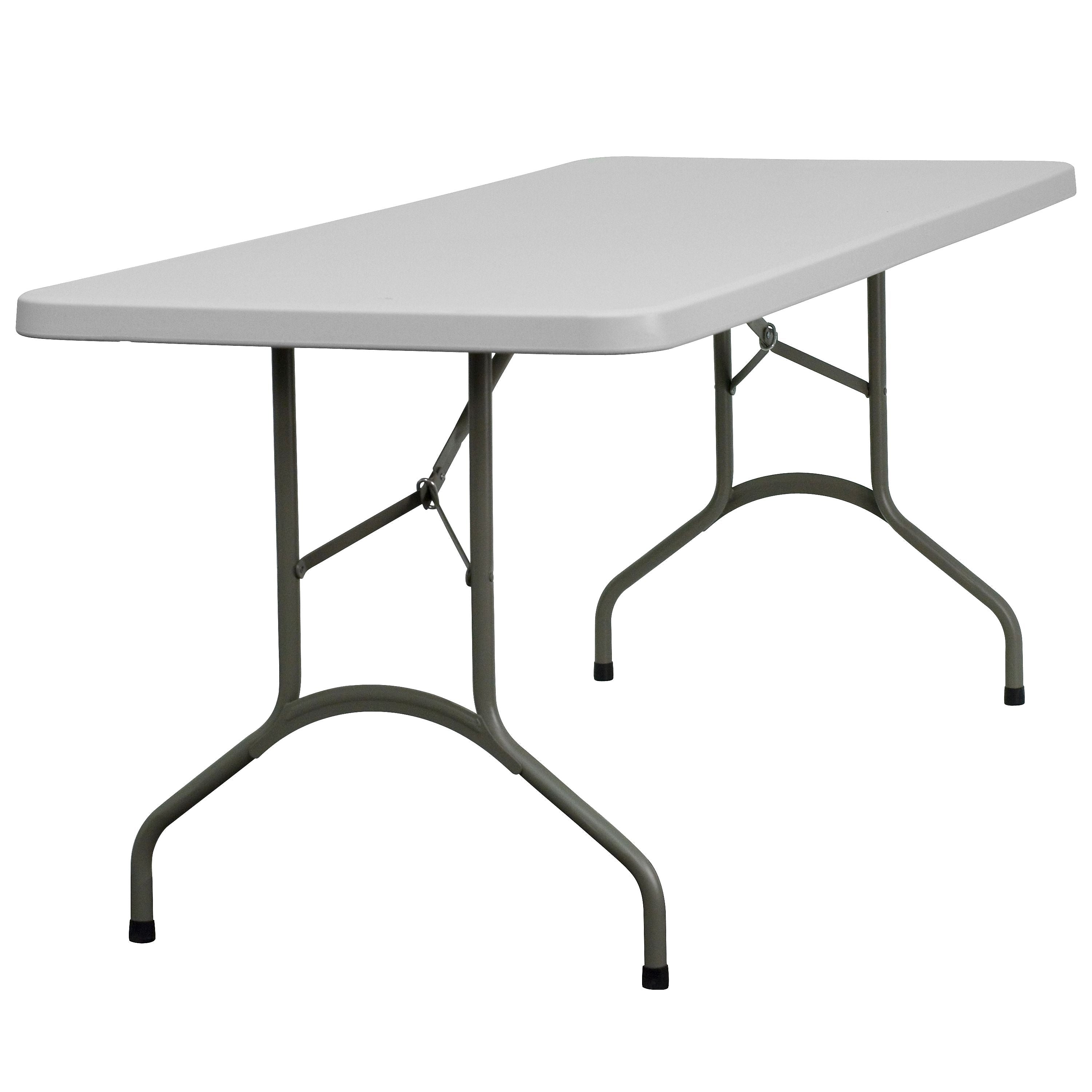 Flash Furniture 72" Folding Table, Granite White, 6/Pack (6DADYCZ183BGW)