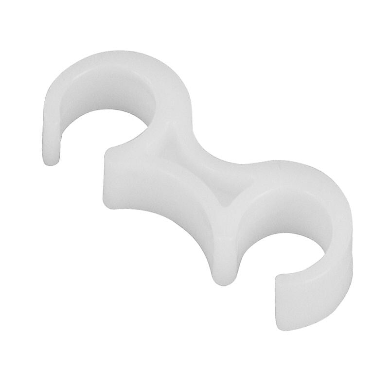 Flash Furniture Plastic Ganging Clip, White, 10/Pack (10LE3WHGANG)
