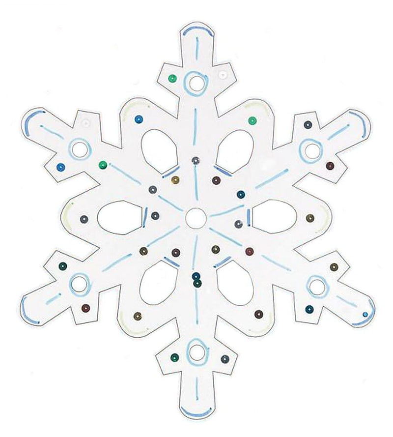S&S Worldwide Snowflake Craft Kit, 12/Pack