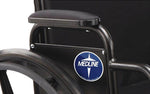 Medline Desk Length Armrest Pad, Black, Non Bariatric, Recliner K3 and K4 Wheelchair Compatible (WCA806915NYL)