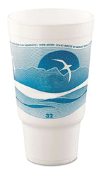 Dart Big Drink Cup, Teal/White, 32 Oz., 400/Case