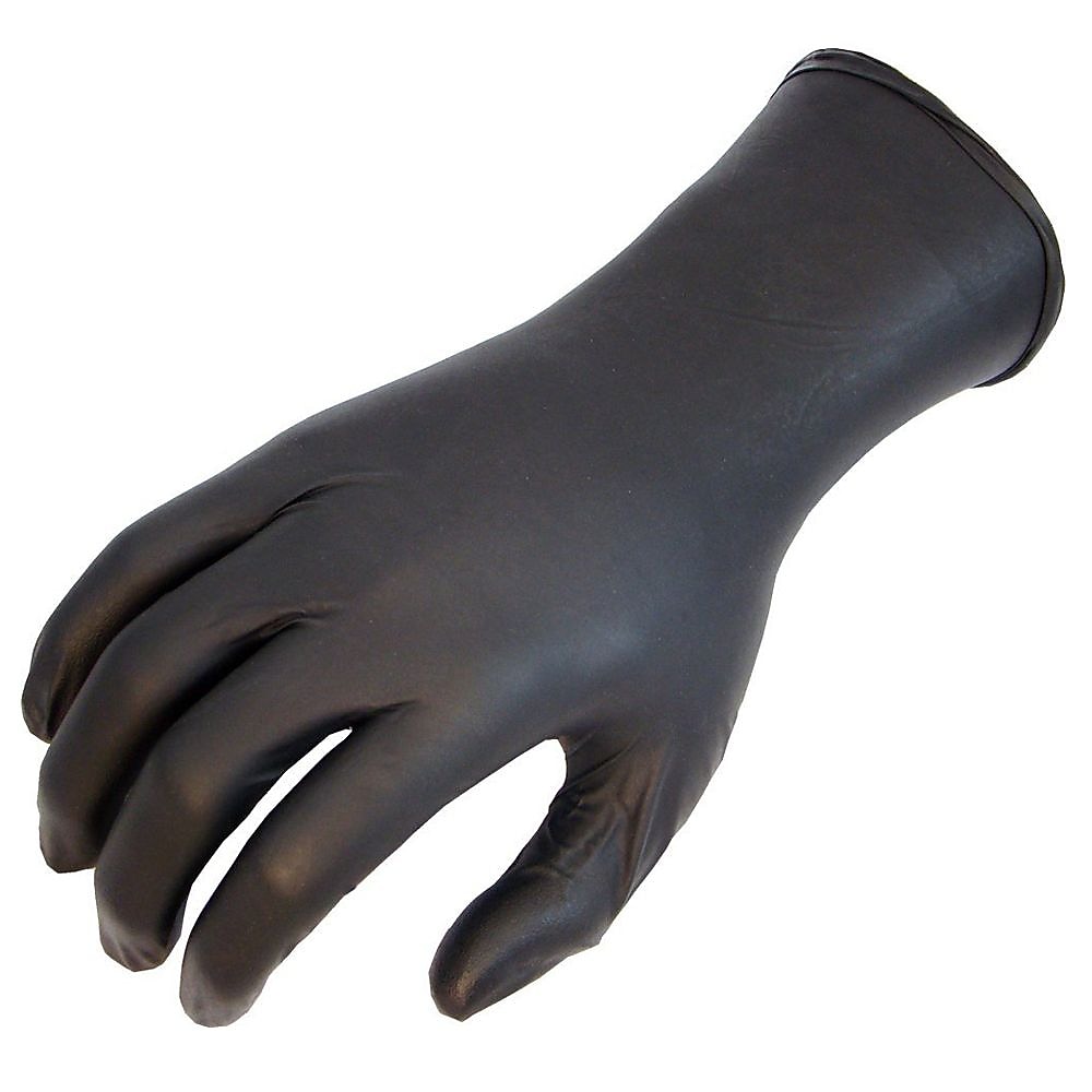 Showa N-DEX NightHawk 7700 Nitrile Powder Free Disposable Gloves, Small (845-7700PFTS)