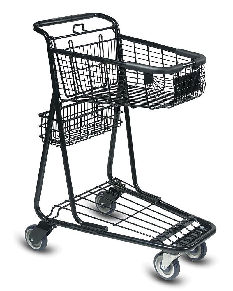 Versacart EXpress3650 Convenience Shopping Cart, 175 Liter, Black (101-3650-B BLK)