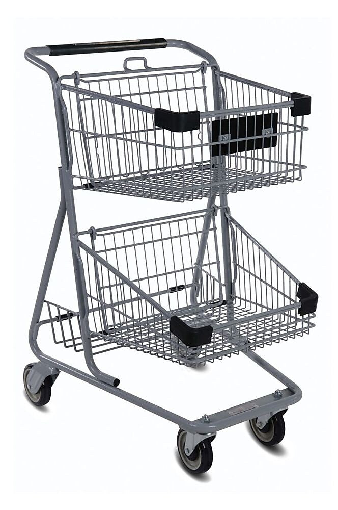 Versacart EXpress4546 Convenience Shopping Cart, 75.59 Liter, Light Gray (101-4546-T LGY)