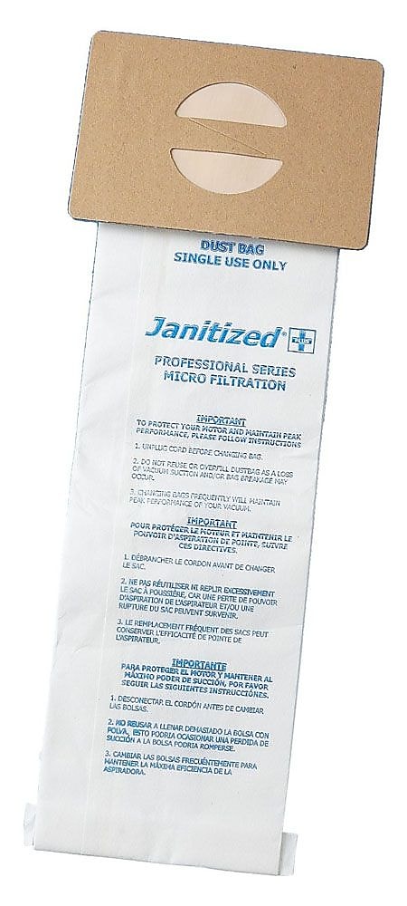Janitized® Filter Bag For Nobles Lite Trac/Tennant Viper & Whirlwind/3220 Upright Vacuum Cleaner