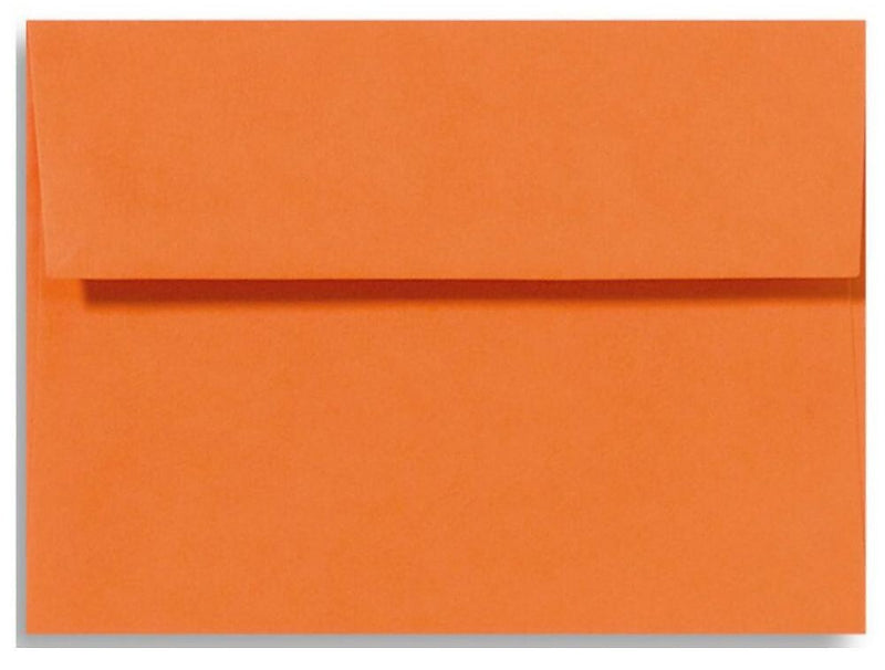 LUX A6 Invitation Envelopes (4 3/4 x 6 1/2) 500/Box, Mandarin (EX4875-11-500)