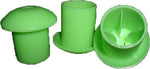 Mutual Industries #9 Standard Rebar Safety Cap, Lime, 500/Box (14640-138-3)