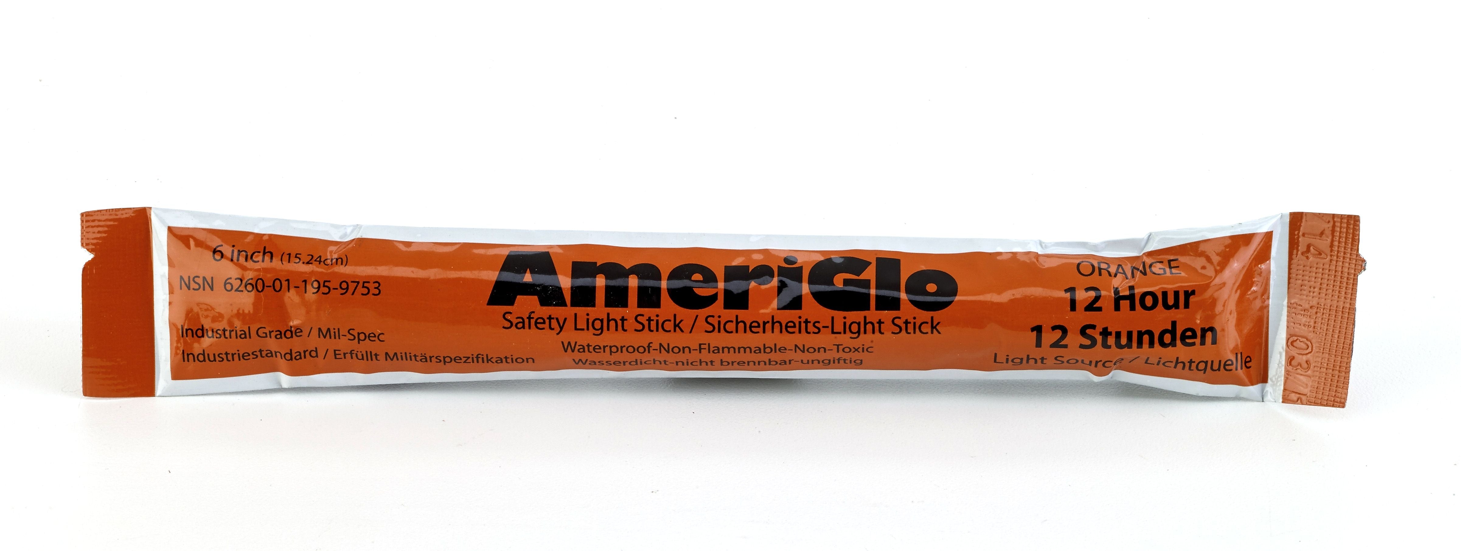 Cyalume® 12 Hour Safety Light Stick, 6", Yellow