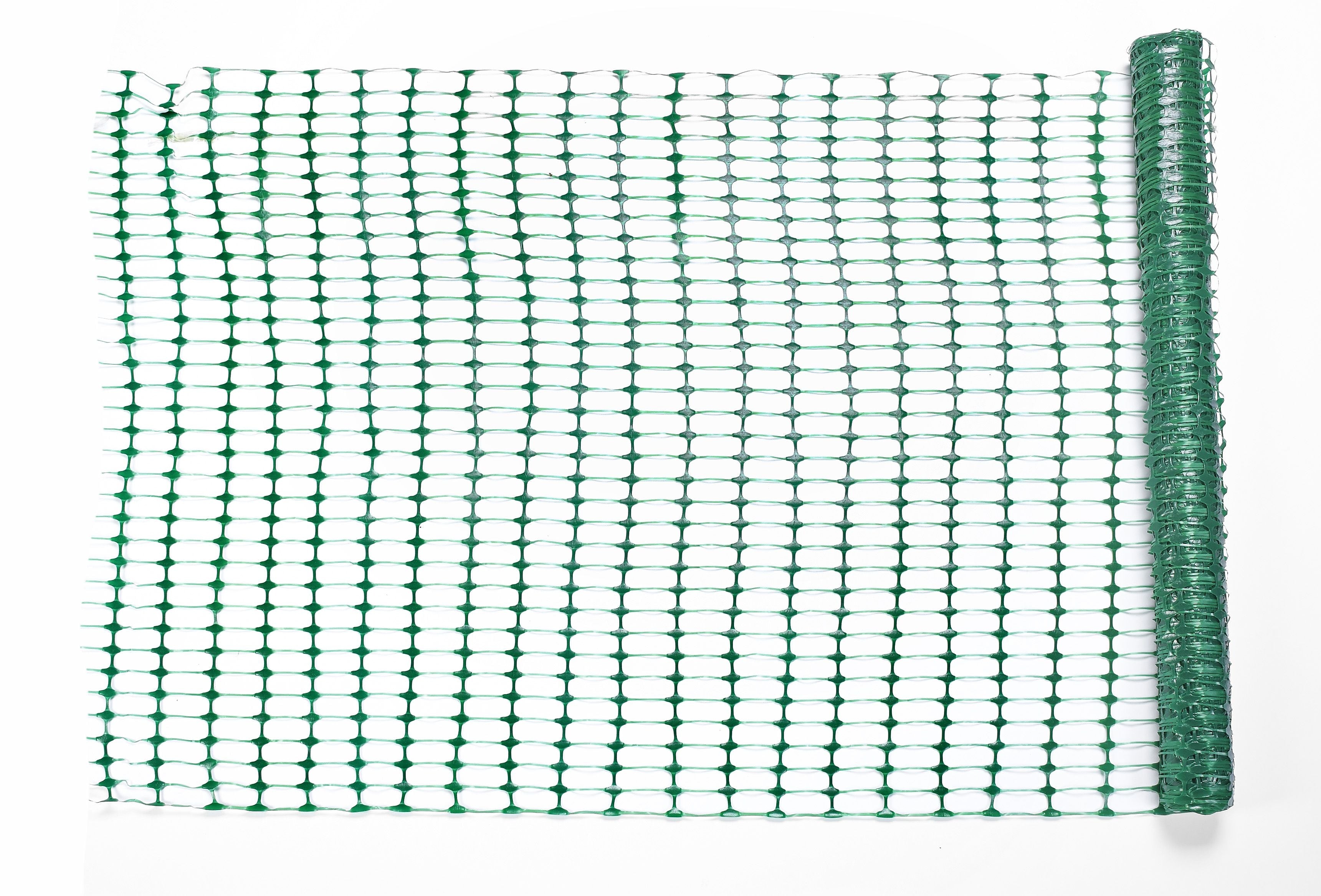 Mutual Industries 48" x 50'4" Plastic Safety Fence, Green (14993-38-50)