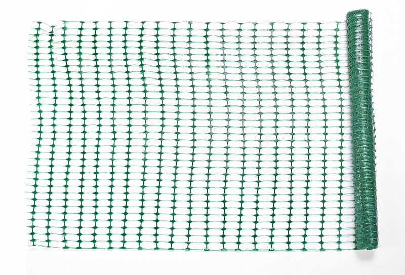 Mutual Industries 48" x 50'4" Plastic Safety Fence, Green (14993-38-50)