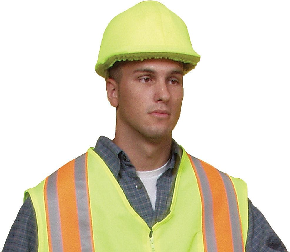 Mutual Industries Hard Hat Cover, Lime (50110)