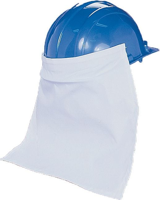 Mutual Industries Kromer Sun Shade Attachment, Cotton, White, 12/Pack (65401-100)