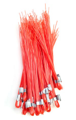 Mutual Industries Stake Whiskers, 6", Glo Orange, 500/Box