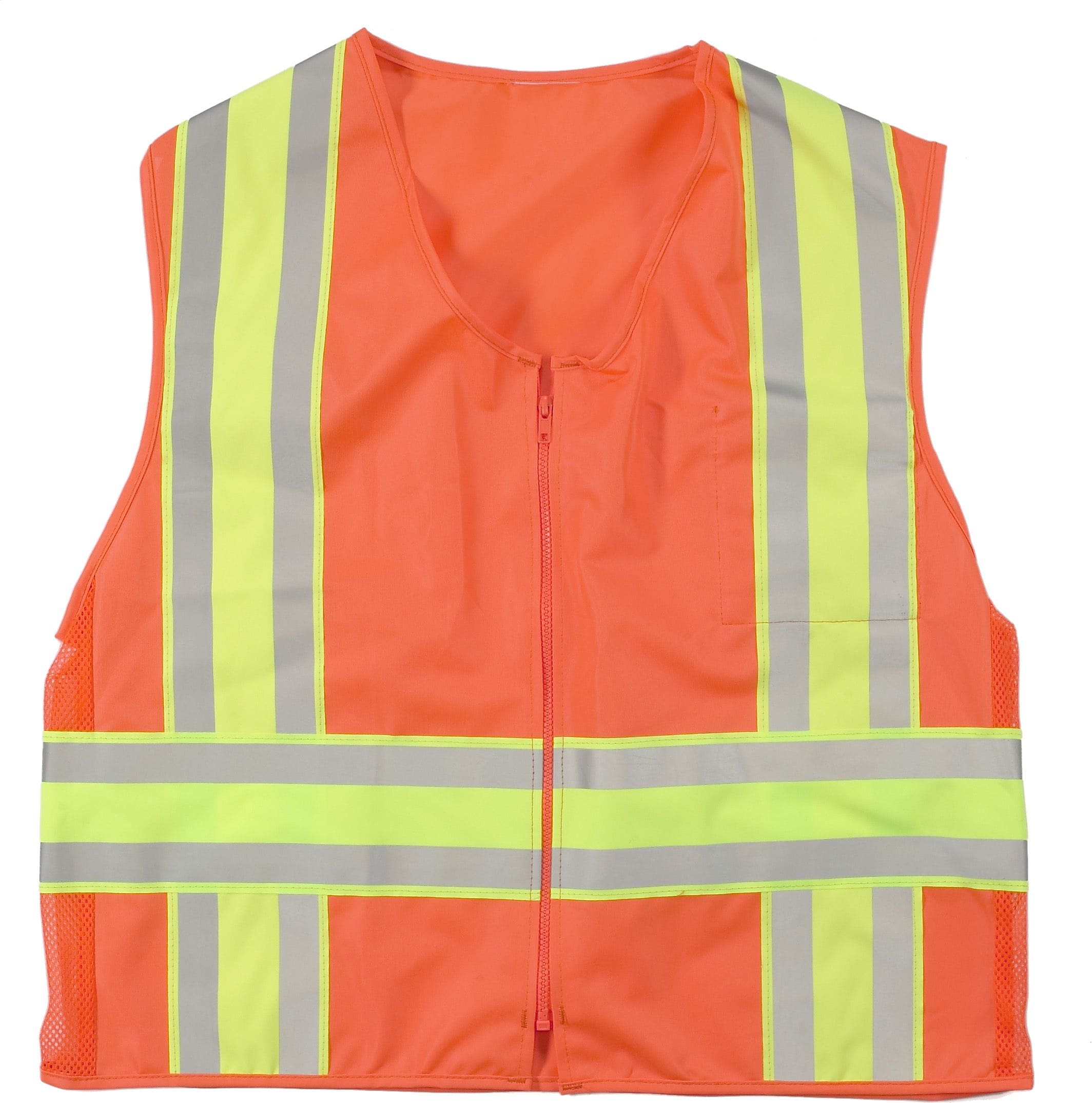 Mutual Industries MiViz High Visibility Sleeveless Safety Vest, ANSI Class R2, Orange, 4XL (16334-45-7)