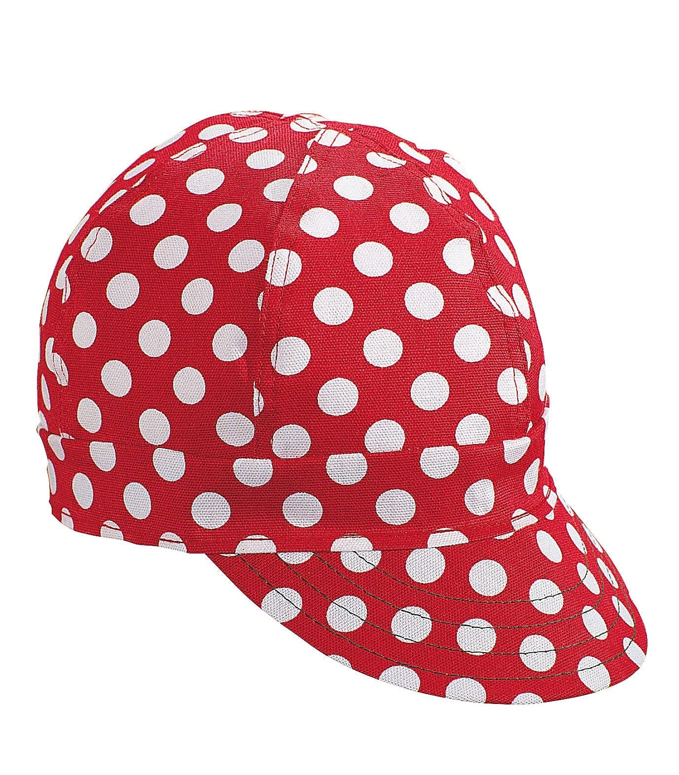 Mutual Industries Kromer A32 Welder Cap, Red/White, One Size (7321-0-0)