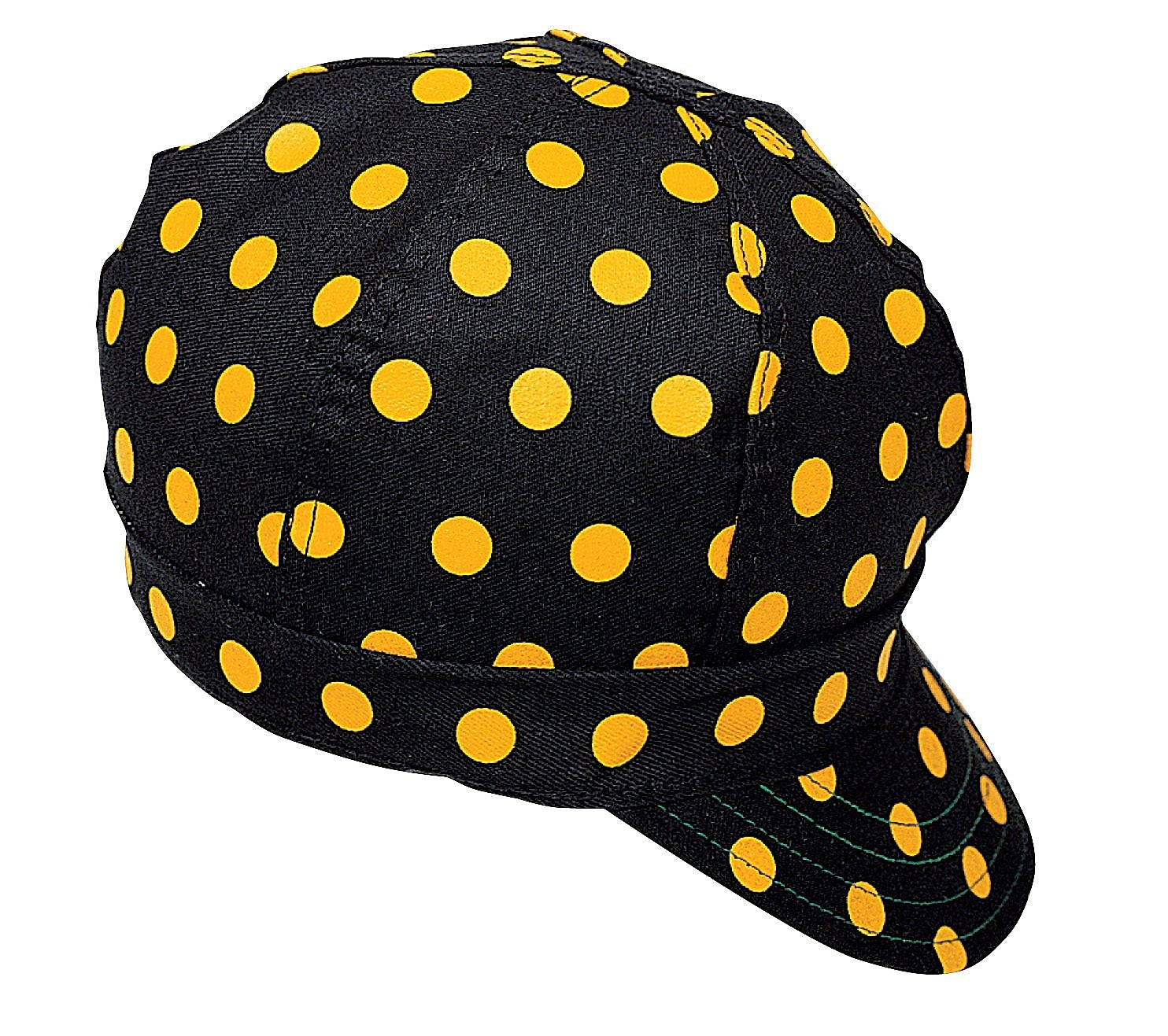 Mutual Industries Kromer A32 Welder Cap, Black/Yellow, One Size (7324-0-0)