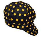 Mutual Industries Kromer A32 Welder Cap, Black/Yellow, One Size (7324-0-0)