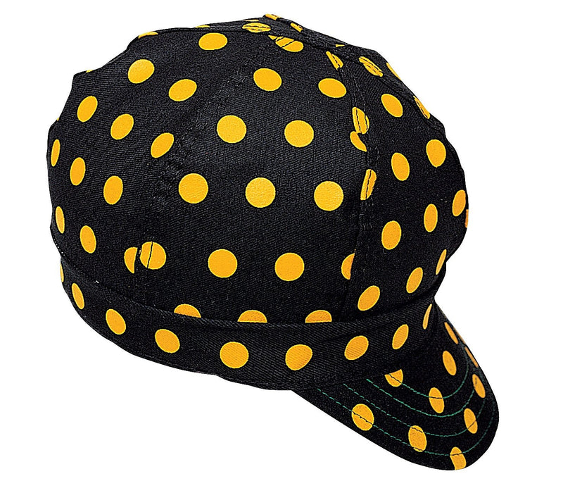 Mutual Industries Kromer A32 Welder Cap, Black/Yellow, One Size (7324-0-0)