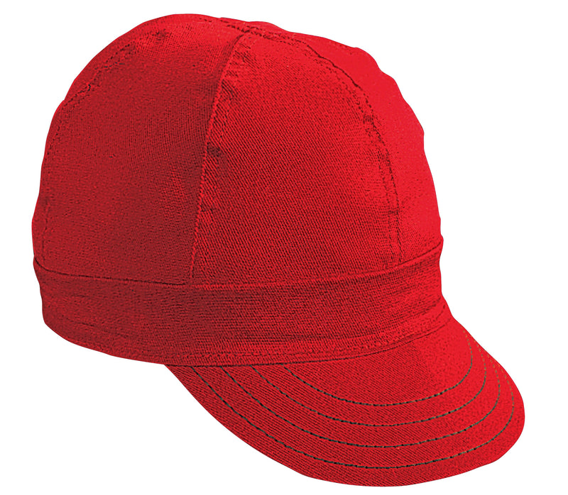 Mutual Industries A52 Welder Cap, Red, One Size (7520-0-0)