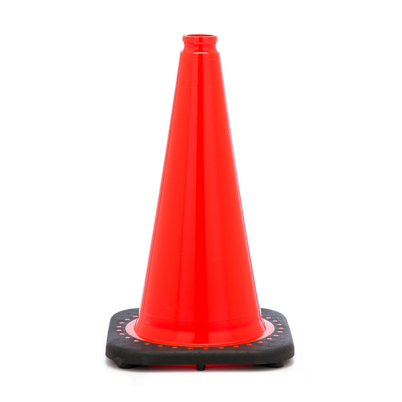 Mutual Industries 18"H Traffic Cone, Orange, 3 lbs. (17720-18-3)