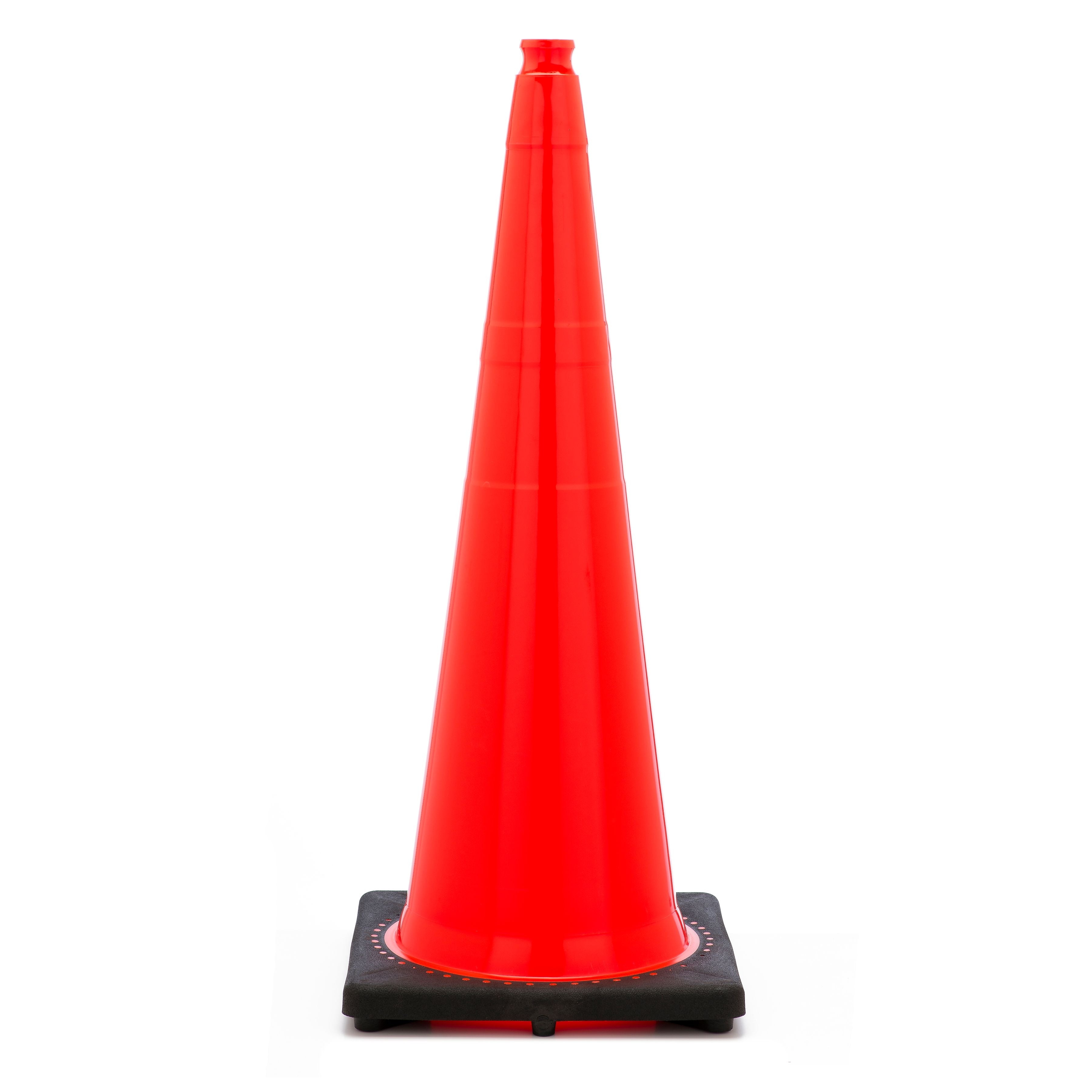Mutual Industries 36"H Traffic Cone, Orange, 10 lbs. (17723-36-10)