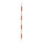 Mutual Industries Collapsible Reflective PVC Traffic Cone Bar, Orange/White (17727-45-10)