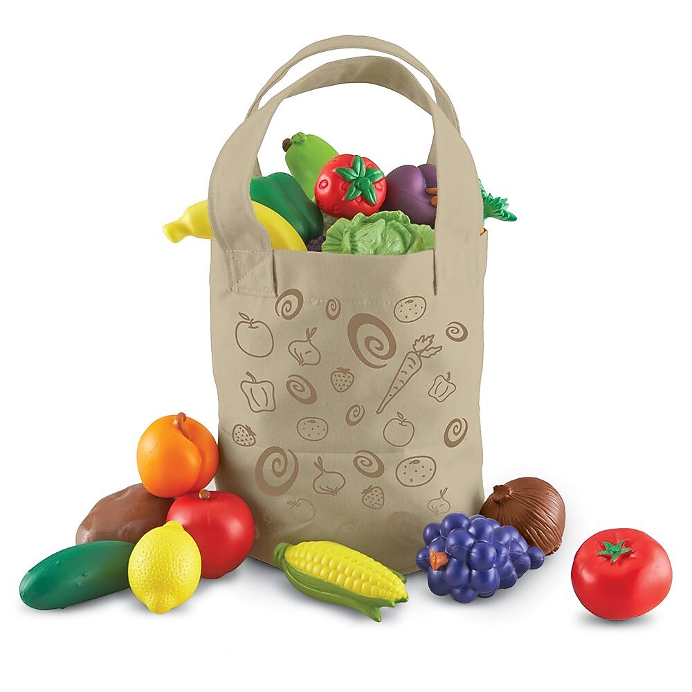 Learning Resources New Sprouts Fresh Picked Fruit & Veggie Tote