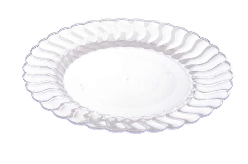 Fineline Settings Flairware 210-CL Dinner Plate, Clear