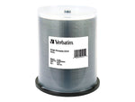 Verbatim 95251 52x CD-R, White Inkjet Printable, 100/Pack